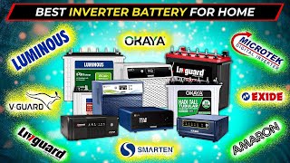 Inverter Battery Buying Guide  How To Choose Best Inverter Battery For Home  Inverter Battery 2024 [upl. by Sandro]