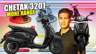 Bajaj Chetak 3201 Special Edition Launch  All Details  More Range  Electric Scooter [upl. by Blackwell]