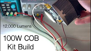 Building a DIY 100W COB LED Light Over 10000 Lumens [upl. by Sharma651]