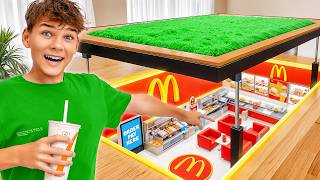 I Built a SECRET McDonalds in MY ROOM [upl. by Uol]