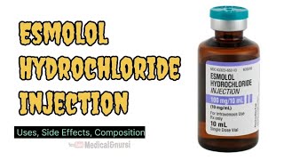 Esmolol Injection  Esmolol View Uses Side Effects and Medicines  medicine pharma neet viral [upl. by Abramo]