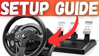 How To Setup Thrustmaster Wheel On PC  Easy And Quick Guide [upl. by Artened]