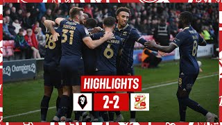 Town held to a draw against Salford ⏸️  Extended Highlights Salford vs Swindon Town [upl. by Cortie]