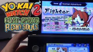 YoKai Watch Blasters  ALL Playable Fighters ALL Stats amp ALL Moves [upl. by Inalial]