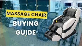 How To Choose The Perfect Massage Chair [upl. by Jonis]