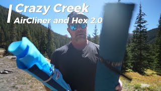 Crazy Creek AirLounger and Hex 20 Camp Chairs [upl. by Eb]