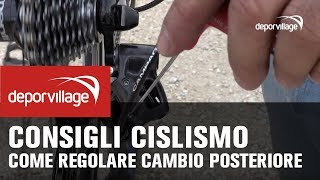 Come regolare il cambio posteriore della bici da corsa [upl. by Glinys]