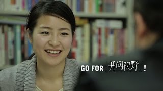 関西外大「GO FOR it 」Interview｜国際言語学部（英語中国語） 屋敷 千波 [upl. by Yecac]