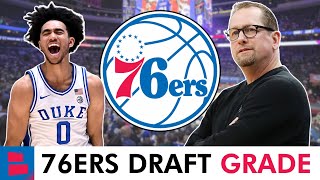 Philadelphia 76ers Draft Grades Jared McCain Selected By 76ers In Round 1 Of 2024 NBA Draft [upl. by Ireland]