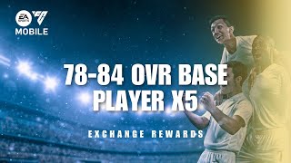 Guaranteed Base Player Lets Exchange Rewards 7884 OVR Base Player x5 in FC Mobile [upl. by Bibbye]