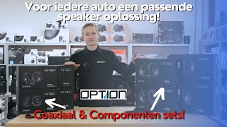 Universele Speakers van OPTION Uitleg amp Unboxing Voor iedere auto een oplossing  AutoSound24 [upl. by Colene882]