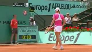 Justine Henin VS Serena Williams Highlight RG 2007 QF [upl. by Llenahs]