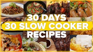 30 Days 30 Slow Cooker Recipes [upl. by Llenoj]