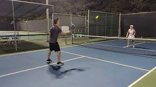 Pickleball practice drills Speedups Overhead smash resets and 3rd shot drops July 6th [upl. by Erastatus]