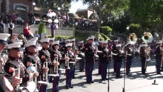 1st Marine Division Band at Disneyland Memorial Day 2012 4 [upl. by Sidky]