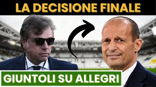 GIUNTOLI HA DECISO QUALE SARA IL FUTURO DI ALLEGRI [upl. by Marillin]