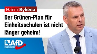 GrünenPlan für Einheitsschulen ist nicht länger geheim – Harm Rykena AfD [upl. by Fagan]