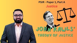 Rawls theory of justice  UPSC PSIR  PSIR Paper 1 Justice  By Harshmeet Singh [upl. by Yt963]