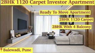 2BHK 1120 Carpet Investor Apartments in Balewadi Pune  2BHK Investor flat in Pune  7768849750 [upl. by Palma]