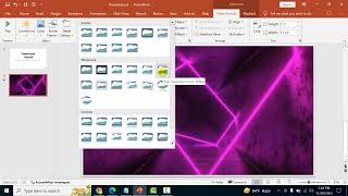 How to apply snip diagonal corner white video style in PowerPoint free [upl. by Ailhat817]