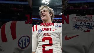 PRESEASON Top 10 Quarterbacks in the 2025 NFL Draft shorts nfldraft [upl. by Ten]