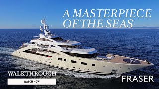 ACE 85M 279 Lurssen Yacht for sale  Superyacht walkthrough [upl. by Assenal]