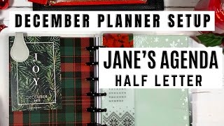 December Planner Setup  Janes Agenda Half Letter [upl. by Licko]