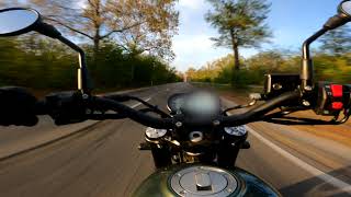 Benelli Leoncino 500  Onboard sound POV  4K [upl. by Rome]