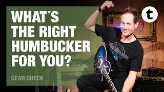 5 Types Of Humbucker Pickups  Sound Comparison  Thomann [upl. by Brendon454]