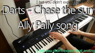 Darts song  Chase the sun  PDC music Ally Pally  Piano [upl. by Dott]