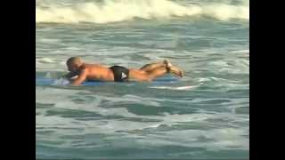 Georges StPierre surfing challenge by Paula Sack [upl. by Nicki]