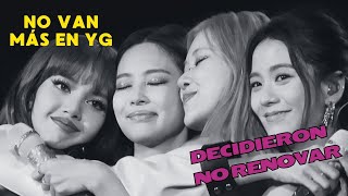 BLACKPINK no renovó CONTRATO  Qué pasará con sus carreras individuales este 2024 blackpink yg [upl. by Pihc271]