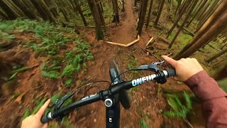 Shredding Mountain Bikes in Squamish In November [upl. by Lekram670]