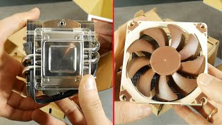 Noctua NHL9x65 Low Profile CPU Cooler Unboxing [upl. by Ahseal]