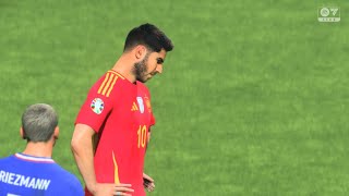 ESPANHA VS FRANÇA QUARTAS DE FINAIS DA EUROCOPA 24 [upl. by Zeeba778]