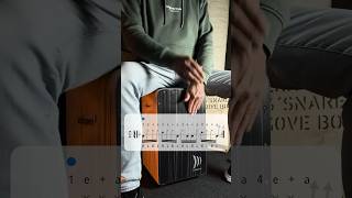 What It‘s Like by Everlast played on the Cajón Drum💥shorts cajon drums [upl. by Jemima]