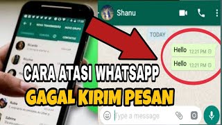 Cara Mengatasi WhatsApp Tidak Bisa Mengirim Pesan [upl. by Fiertz]