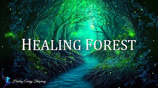 HEALING FOREST AMBIENCE  432Hz  963Hz Law Of Attraction  Raise Consciousness amp Manifest Miracles [upl. by Nosemaj]