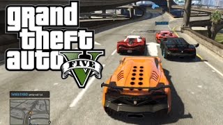 GTA 5 Online  The Most Intense Races in Long Haul History wThe Crew [upl. by Enaed]