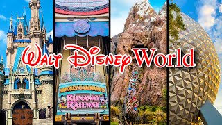 Top 10 Disney World Rides  Virtual Park Hopping with Disney Ride POVs [upl. by Zetnahs]