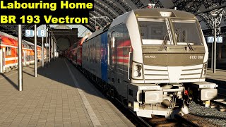 BR 193 Vectron  Labouring Home  Train Sim World® 4 [upl. by Maitilde]