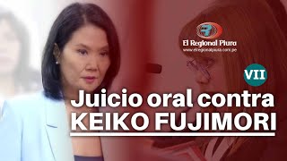 Juicio oral Keiko Fujimori VII  Juicio contra Keiko se reanuda con presencia de ausentes [upl. by Lohse]