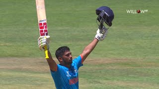 Musheer Khan 131 runs vs New Zealand U19  25th Match  IN19 vs NZ19 [upl. by Akfir]