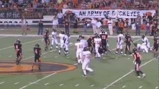 Men in Black Highlights of Gladewater Bears vs Gilmer Buckeyes on Oct 8 2010 [upl. by Beltran]