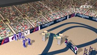 Longines FEI World Cup™ 20132014  Mechelen  Course Animation [upl. by Garrity]