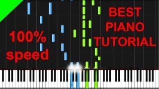 ACDC  You Shook Me All Night Long piano tutorial [upl. by Ojyllek]