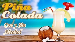 Como Hacer Piña colada con solo 3 Ingredientes  Piña colada sin Alcohol [upl. by Ban69]