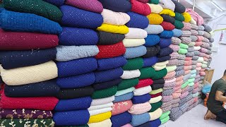 New Designer Fabrics At Cheapest Price  Fabric  Boutique Fabric Wholesaler At Surat 2024chiken [upl. by Adnole]