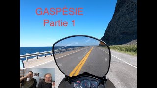 Tour de la Gaspésie 13 en moto par la route en duo KLR650 et NC700x [upl. by Allesor]