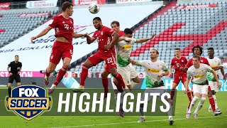 Bayern on verge of title after Goretzkas winner beats Monchengladbach  2020 Bundesliga Highlights [upl. by Erusaert]